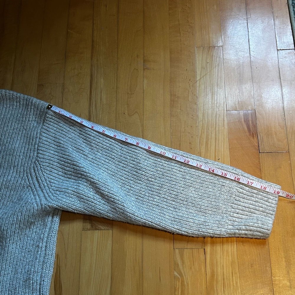 H&M Beige Turtleneck Sweater Dress - Picture 6 of 8